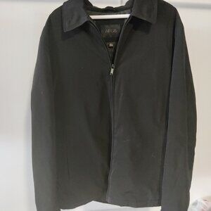 PRE OWNED APT 9 Men's Full Zip Bomber Style Jacket Black Size L $70 BB469